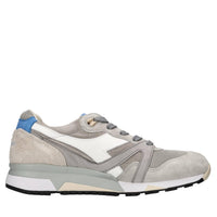 Sneakers in pelle,camoscio e tessuto 