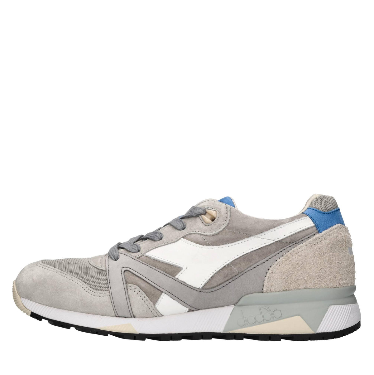 Sneakers in pelle,camoscio e tessuto 