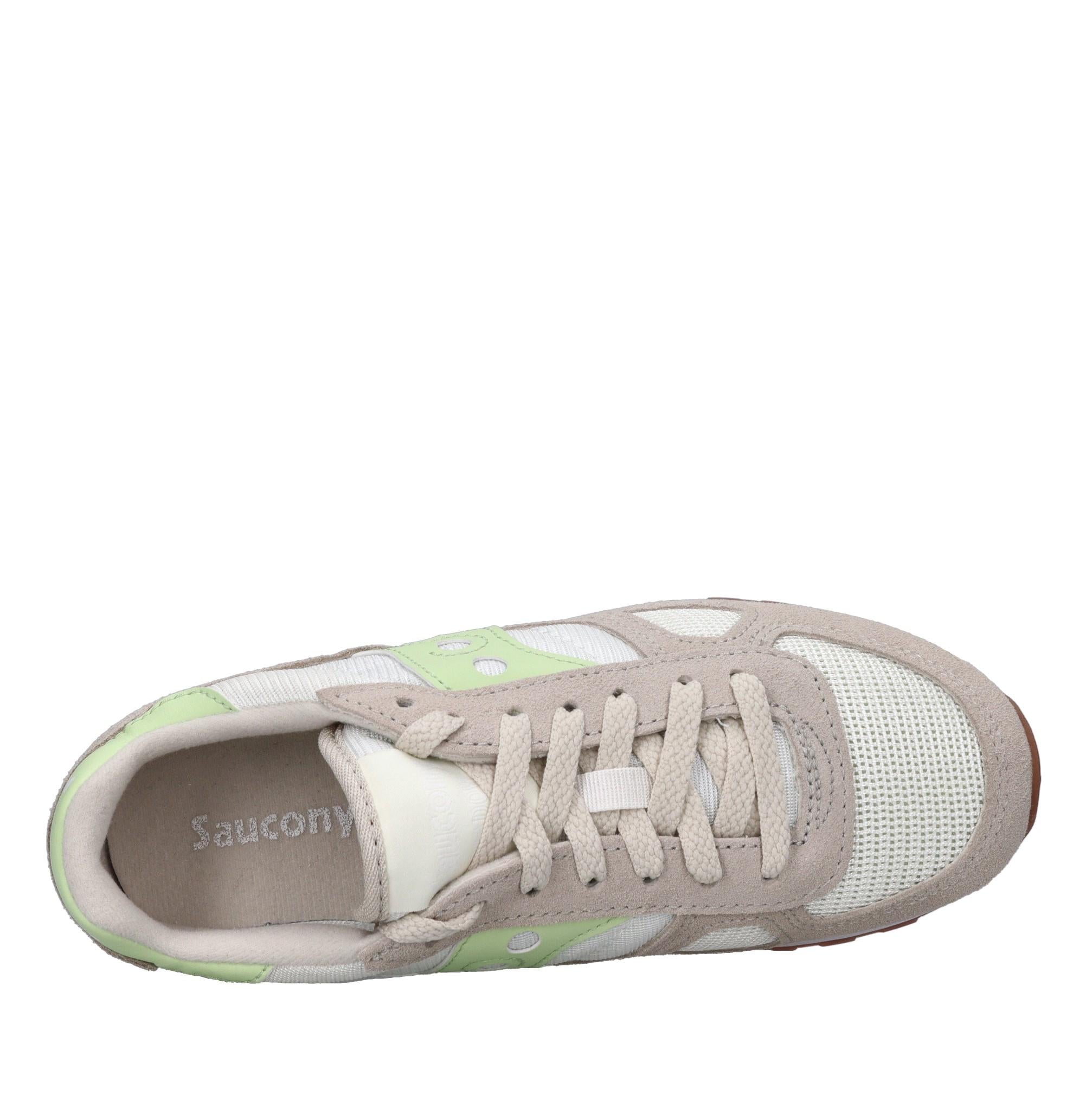 Sneakers in camoscio e tessuto 