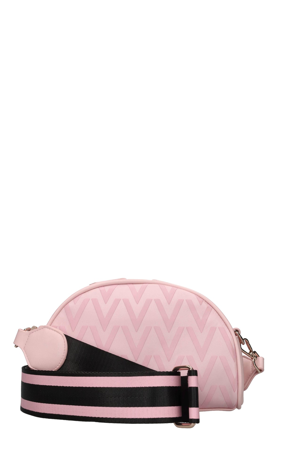 Borsa in ecopelle e tessuto 