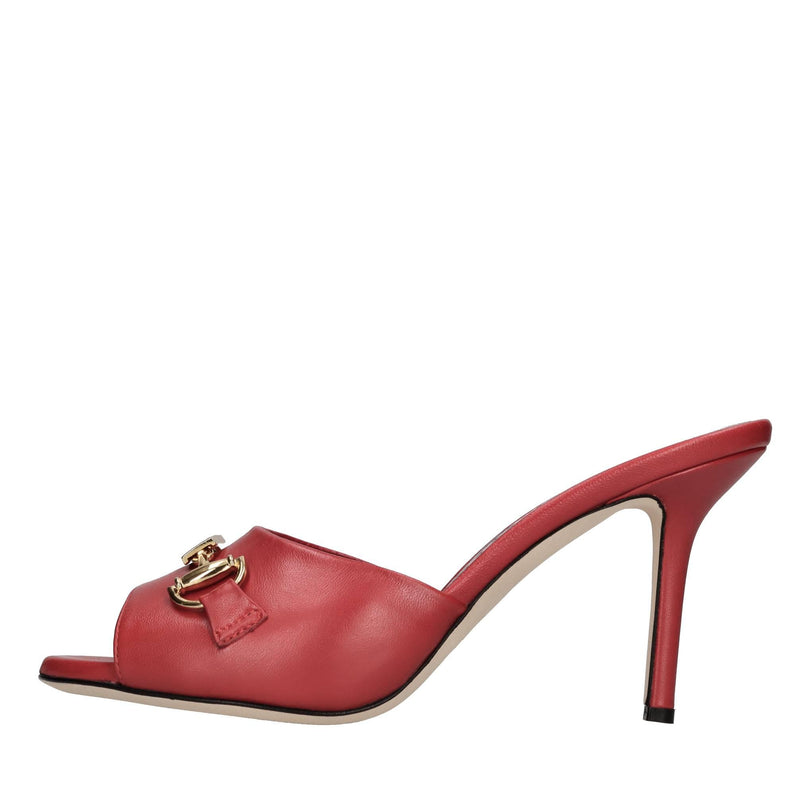 Mules in pelle 