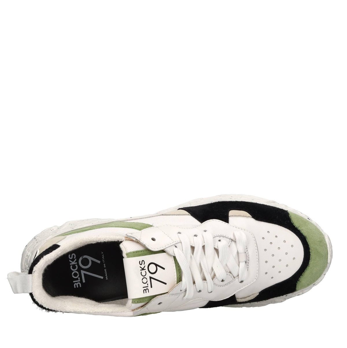 Sneakers in multimateriale 