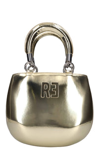 Borsa in pelle specchiata 