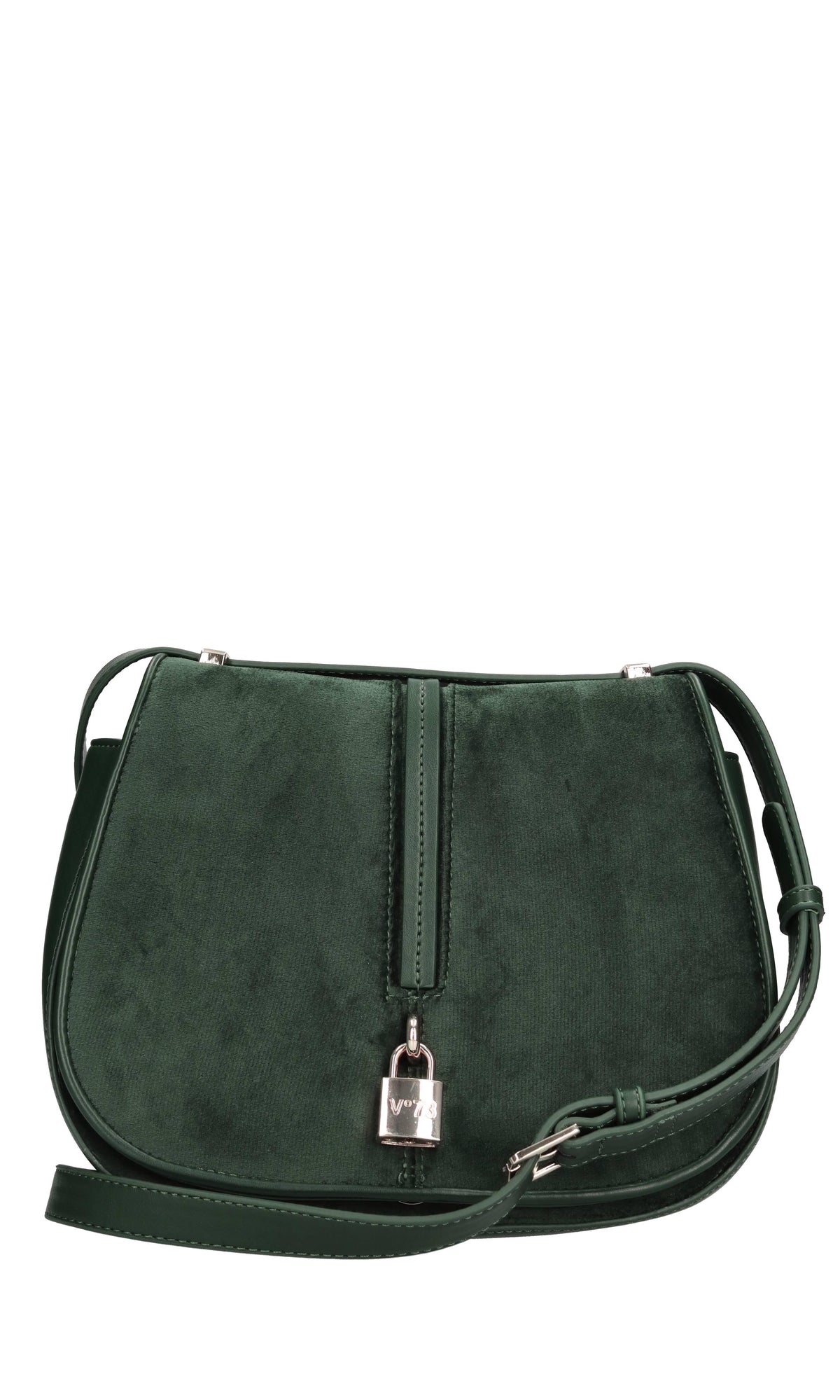 Borsa in velluto ed ecopelle 