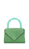 GEDEBE Borsa mini Cookie in raso e strass
