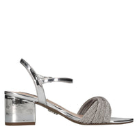Sandali in ecopelle e strass 