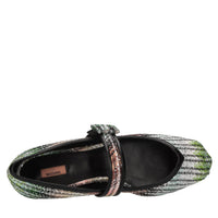 Ballerine Jean in tessuto e paillettes 