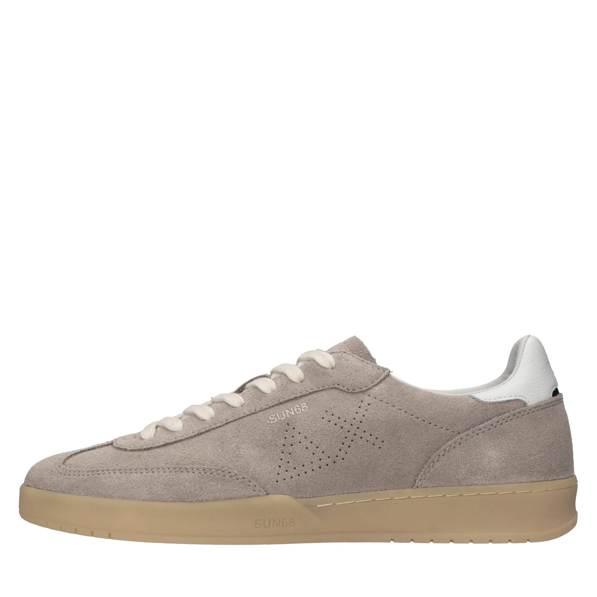 Sneakers in camoscio ed ecopelle 