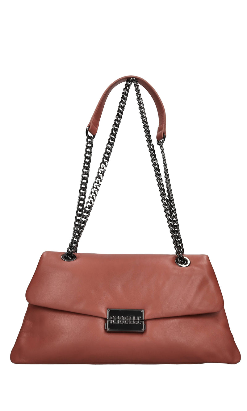 Borsa Alexis Fluffy in pelle 