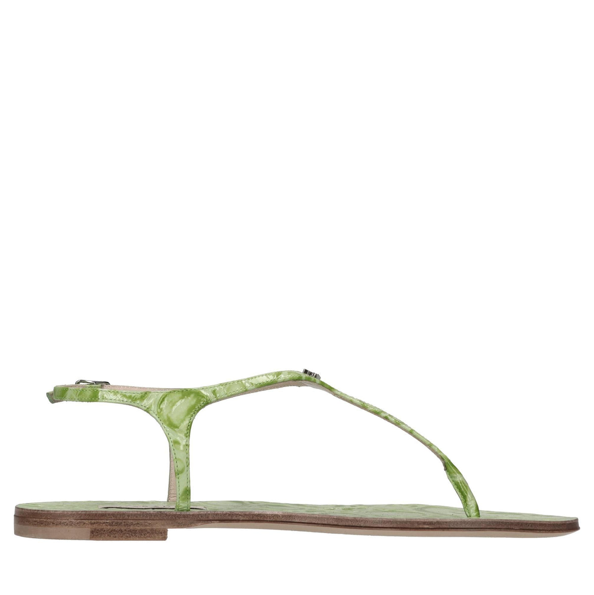 Sandali flat Jurassic in pelle 