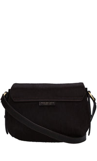 Borsa in pelle bovina effetto cavallino 
