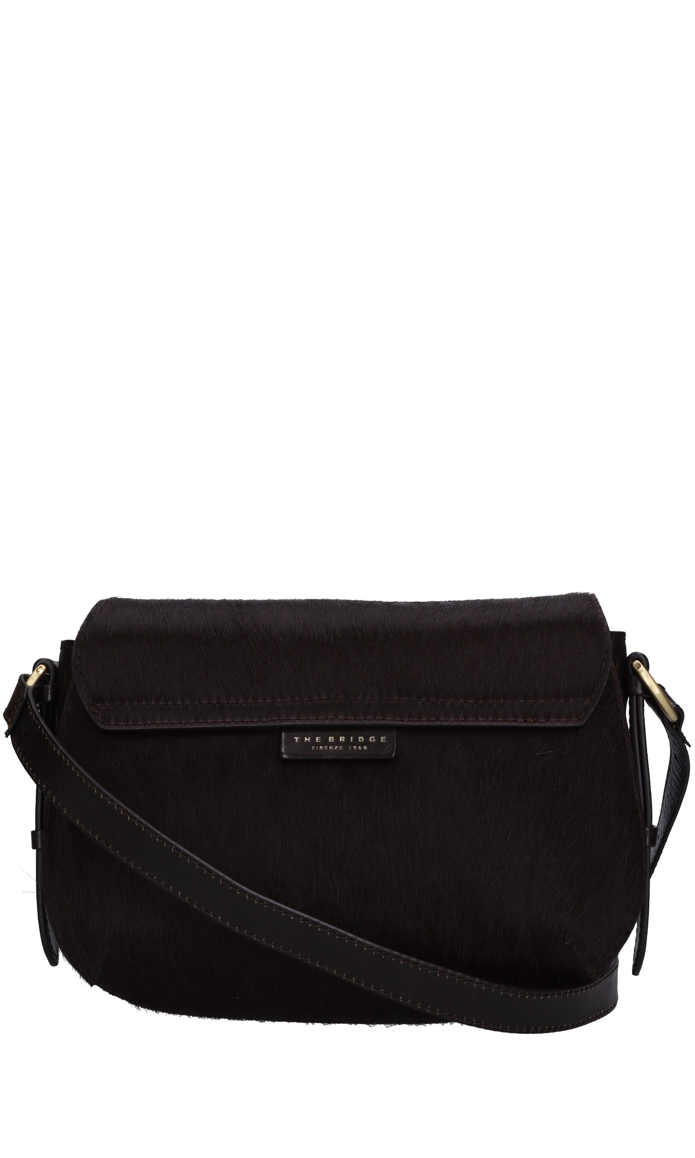 Borsa in pelle bovina effetto cavallino 