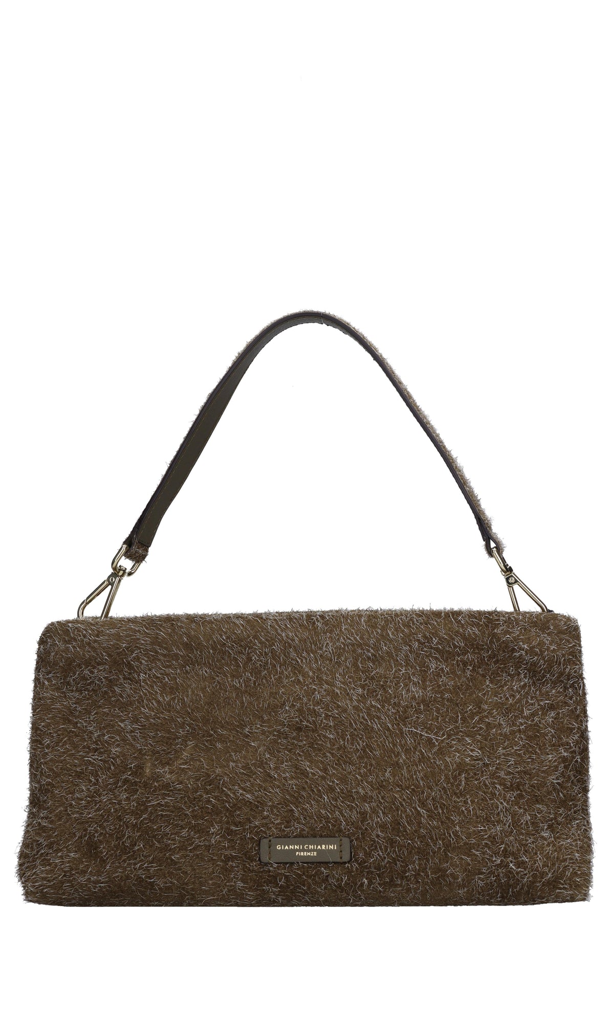 Borsa in camoscio e pelle 