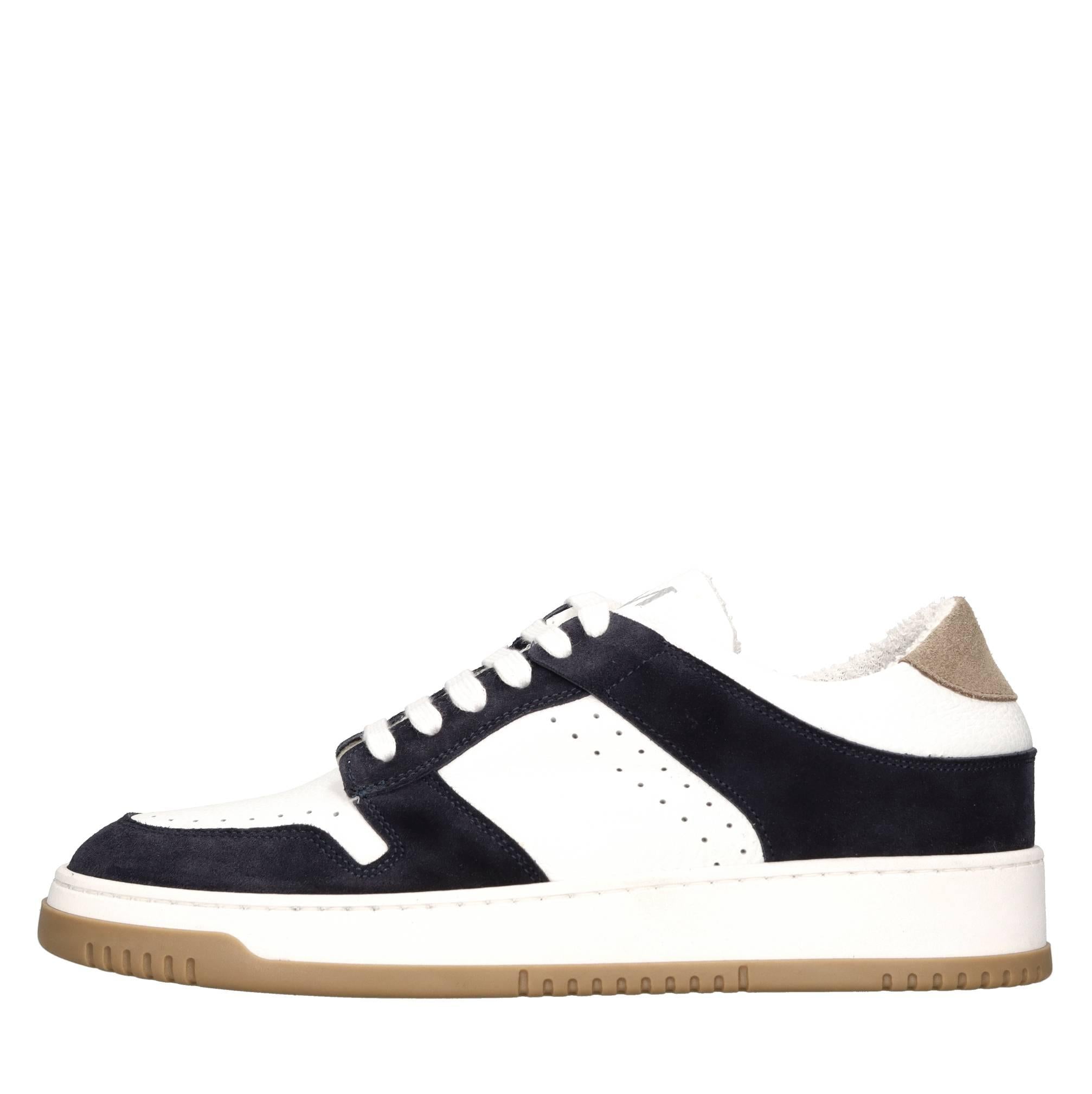 Sneakers in pelle e camoscio 