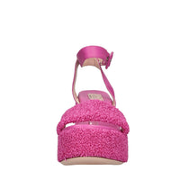 Sandali in pelle e rafia 