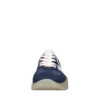 Sneakers in camoscio ecopelle e tessuto 