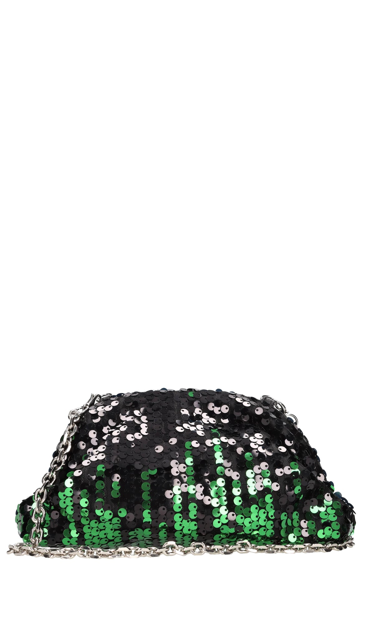 Borsa in tessuto e strass 