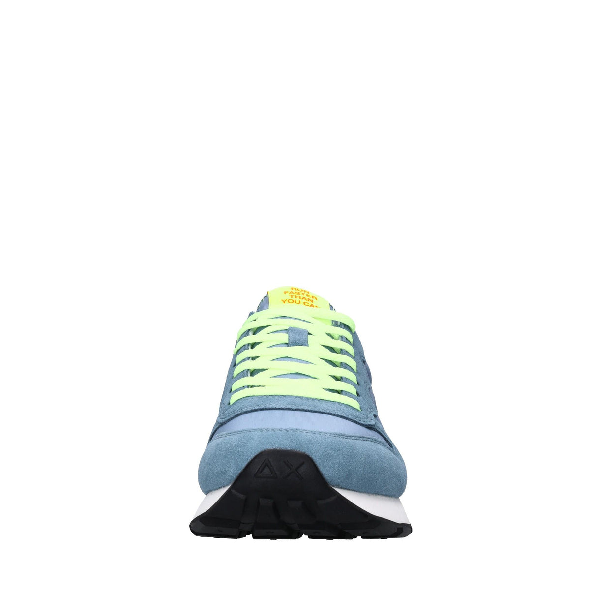 Sneakers in camoscio e tessuto 
