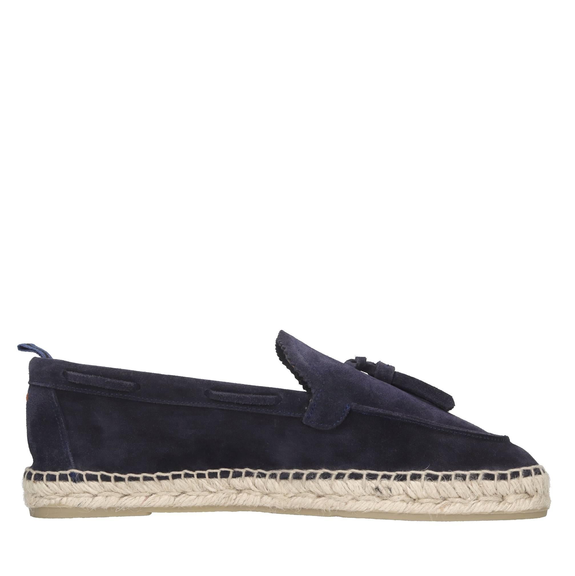 Mocassini espadrillas Nico in camoscio 
