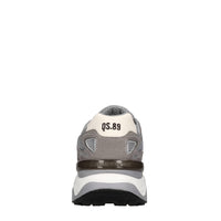 Sneakers in ecocamoscio e tessuto 