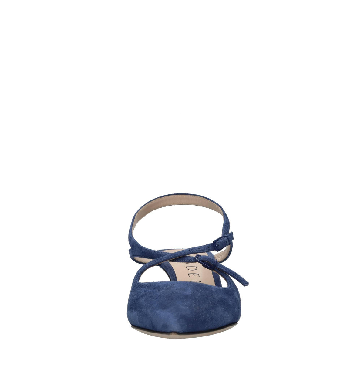 Décolleté slingback in camoscio 