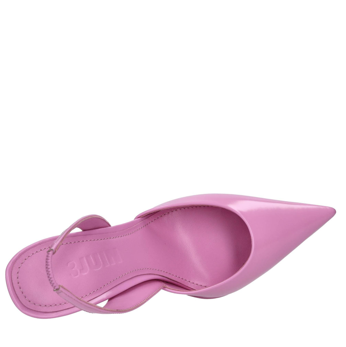 Décolleté slingback Kristen in pelle 