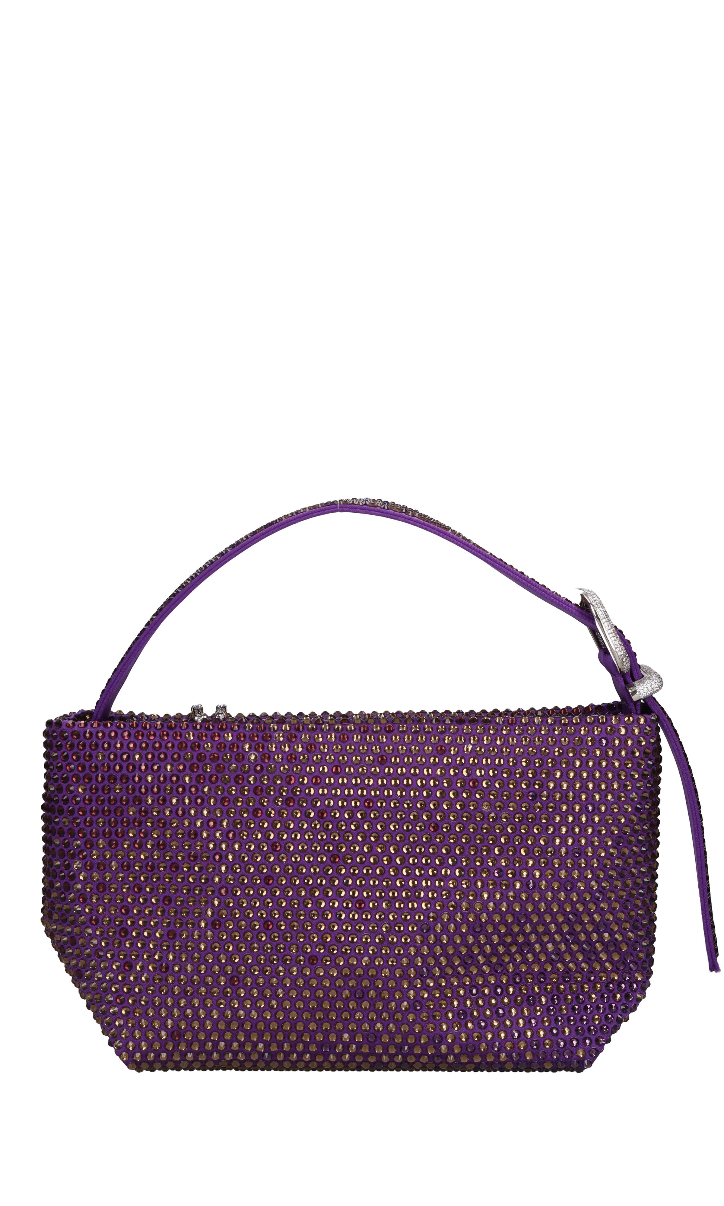 Borsa Jessye in raso e strass 
