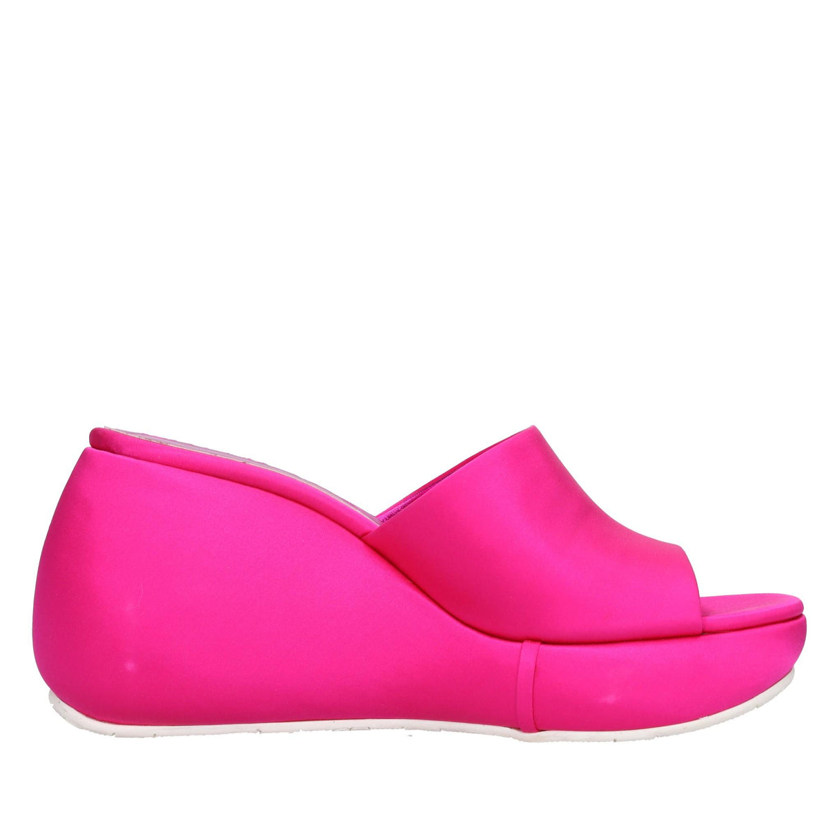 Mules Zeppa in raso 