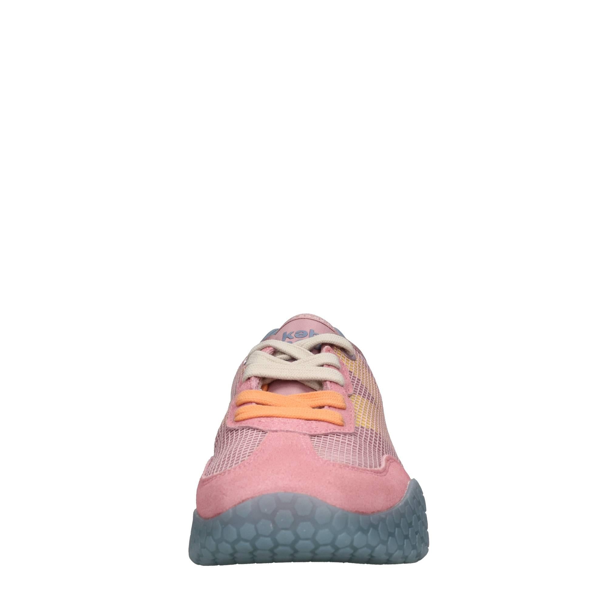 Sneakers in camoscio e tessuto 