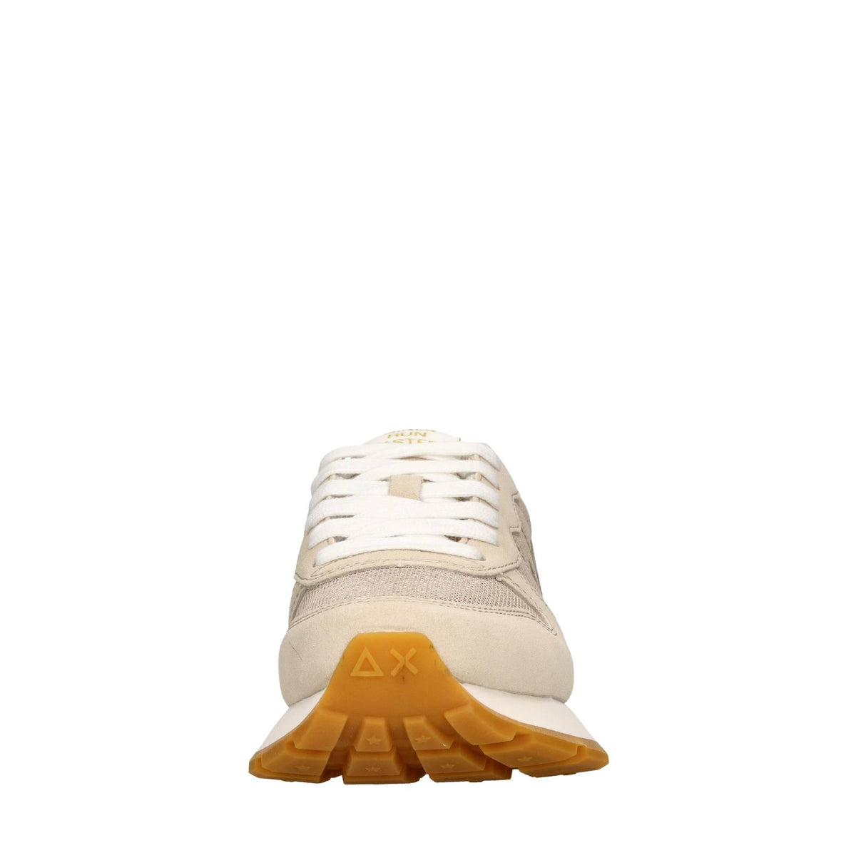 Sneakers modello Z35203 SUN68 in pelle scamosciata e tessuto traspirante glitterato 