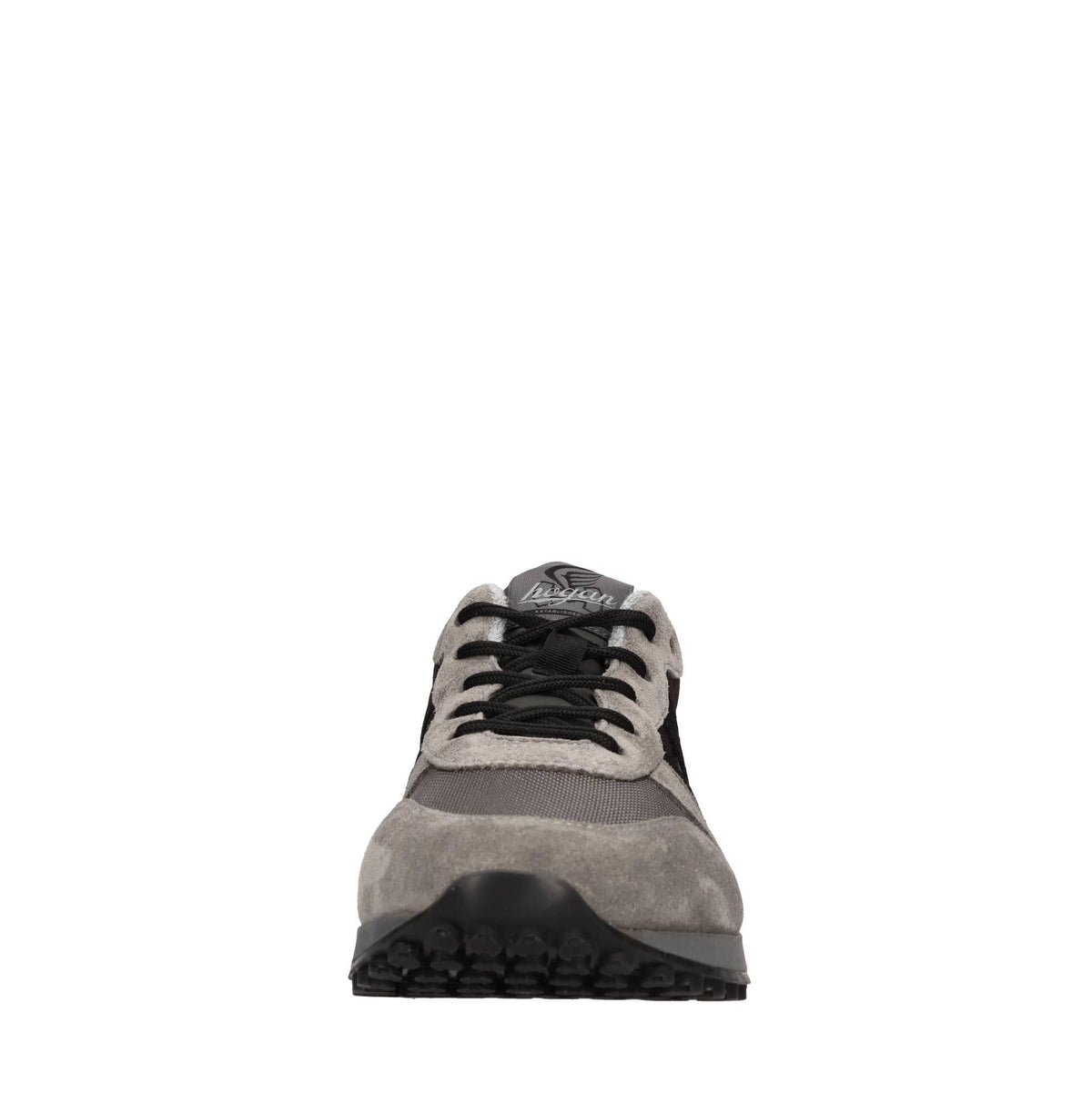 Sneakers in camoscio e tessuto 