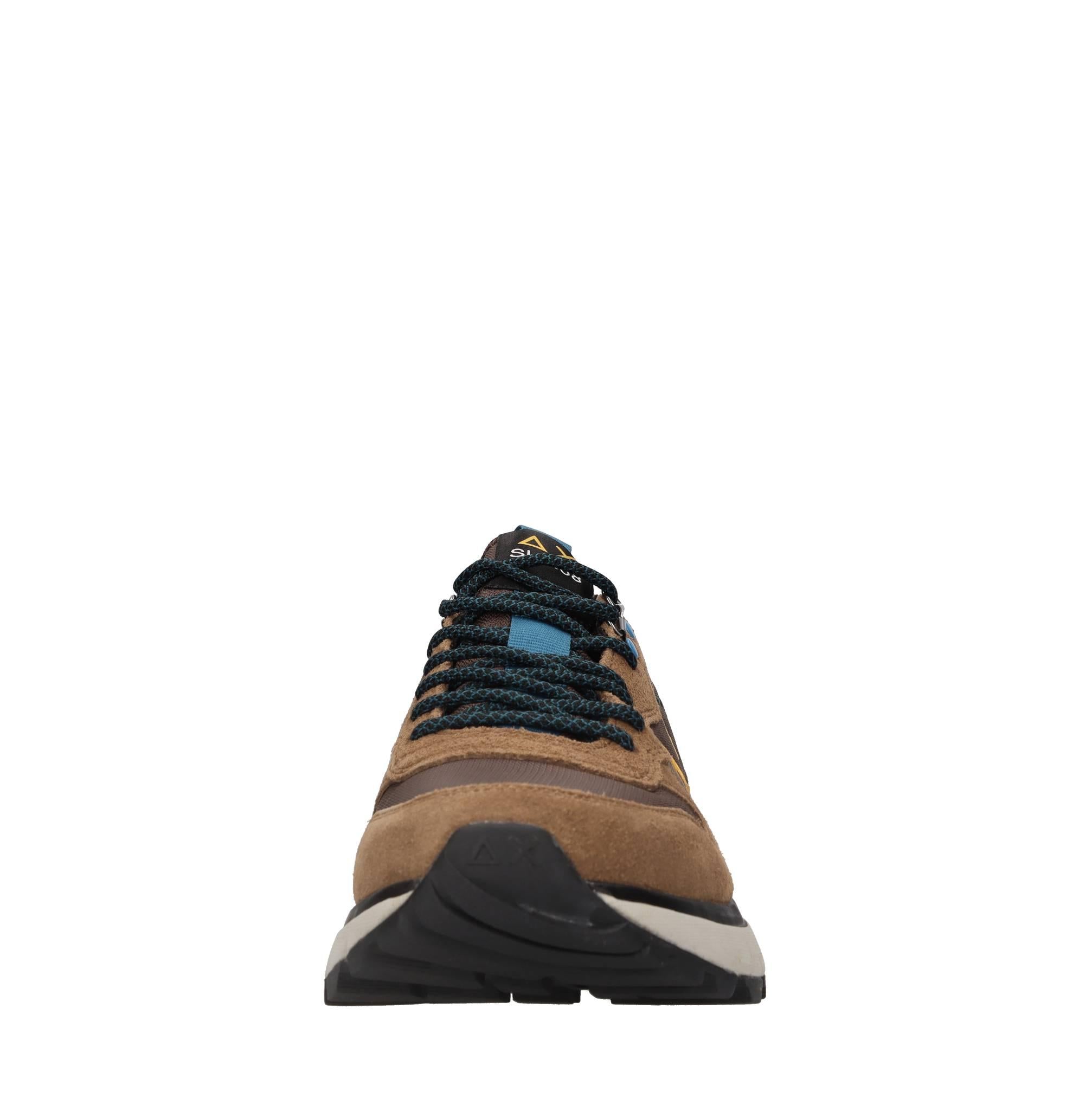 Sneakers modello Z44128 SUN68 in pelle scamosciata e tessuto traspirante 