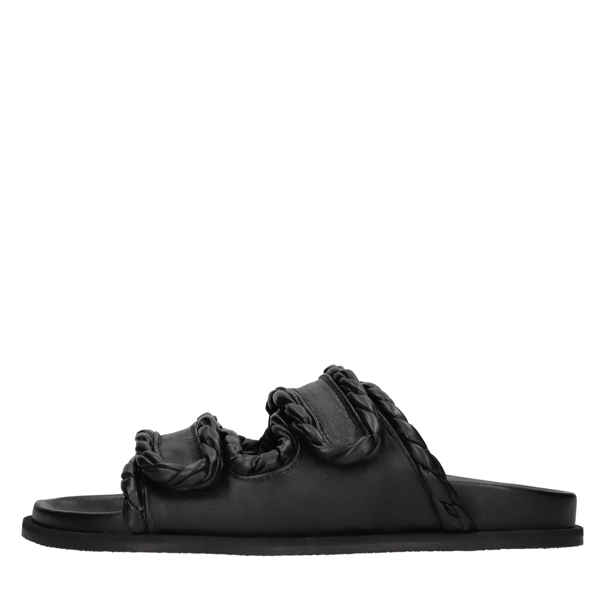 Mules in pelle 