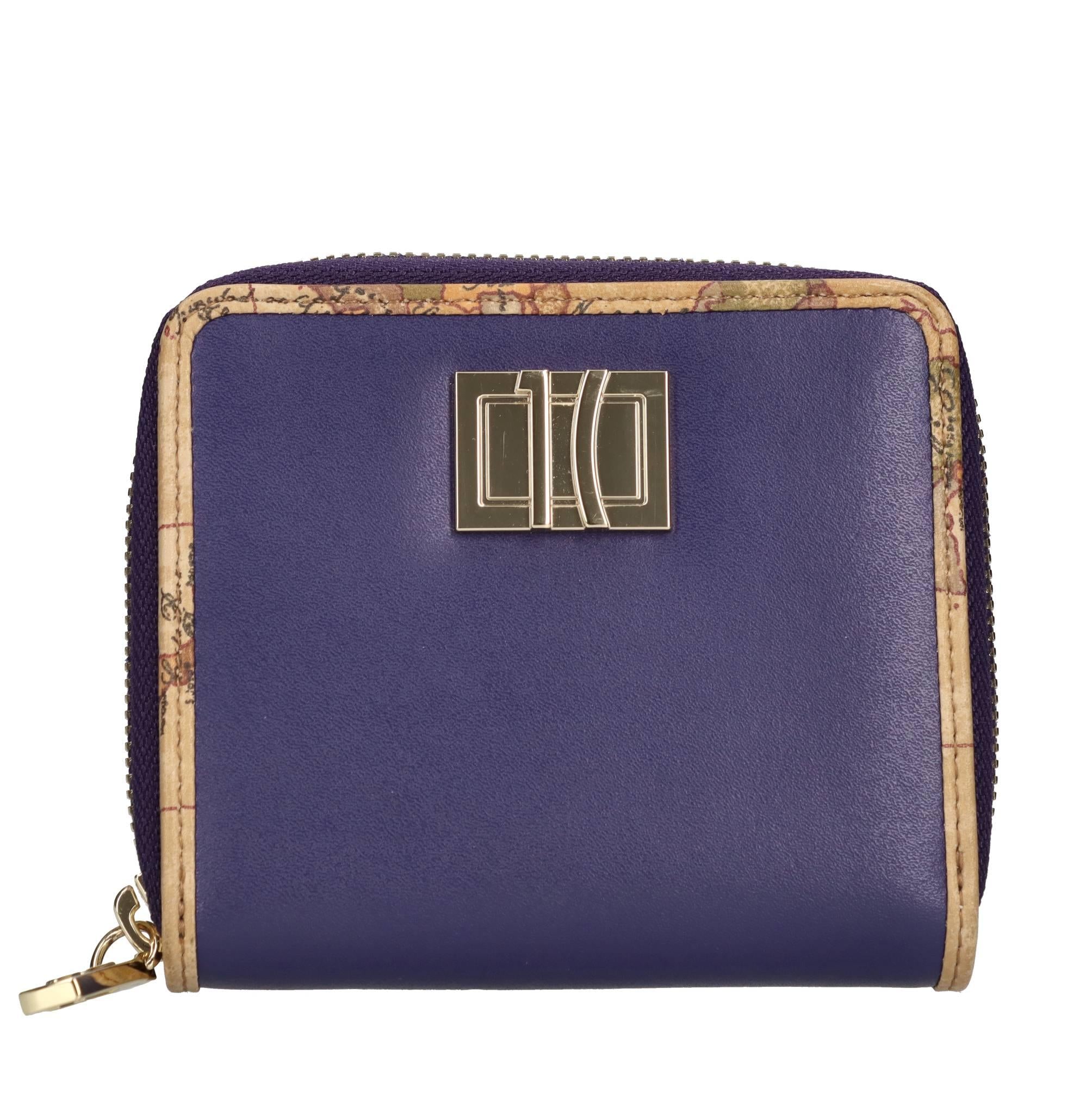 Winter lux portafoglio zip around piccolo in pelle ed ecopelle 