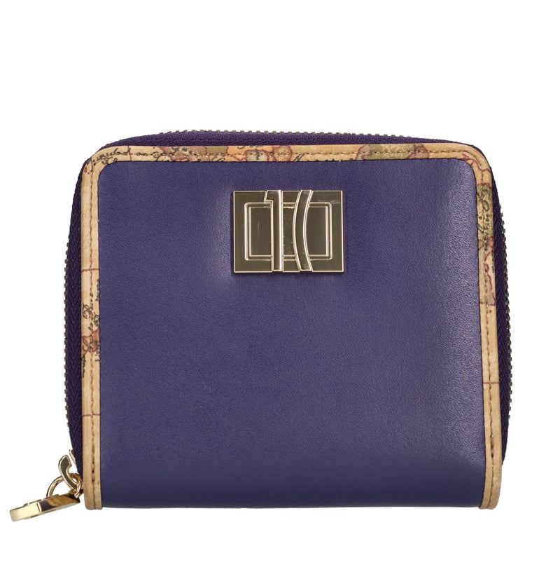 Winter lux portafoglio zip around piccolo in pelle ed ecopelle 