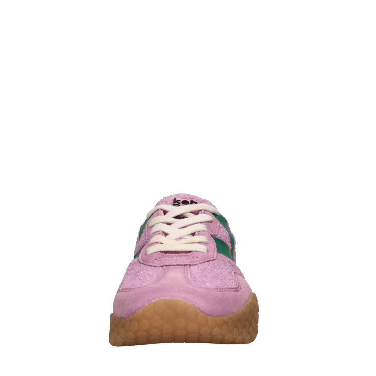 Sneakers in camoscio tessuto e gomma 