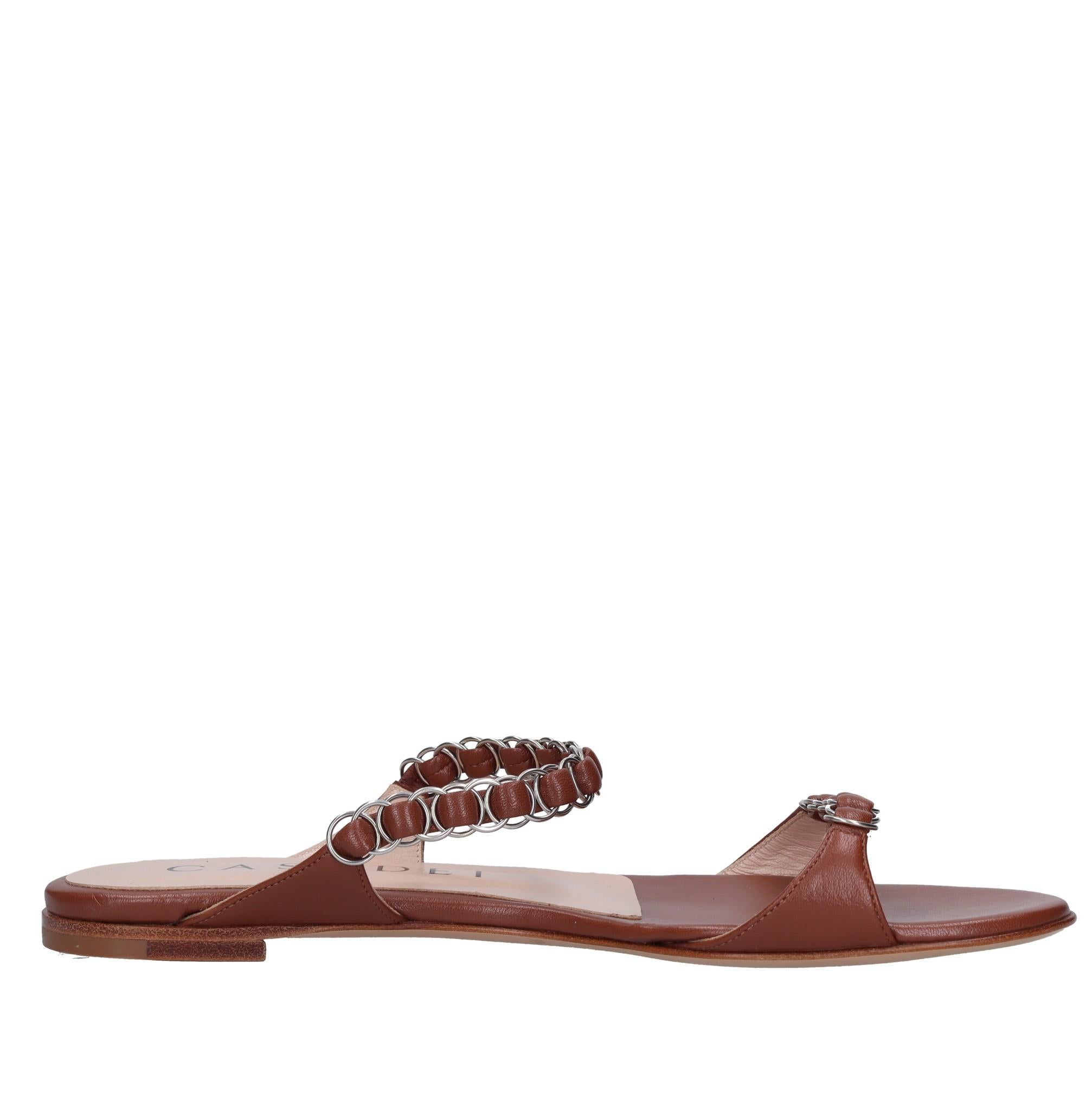 Mules in pelle 