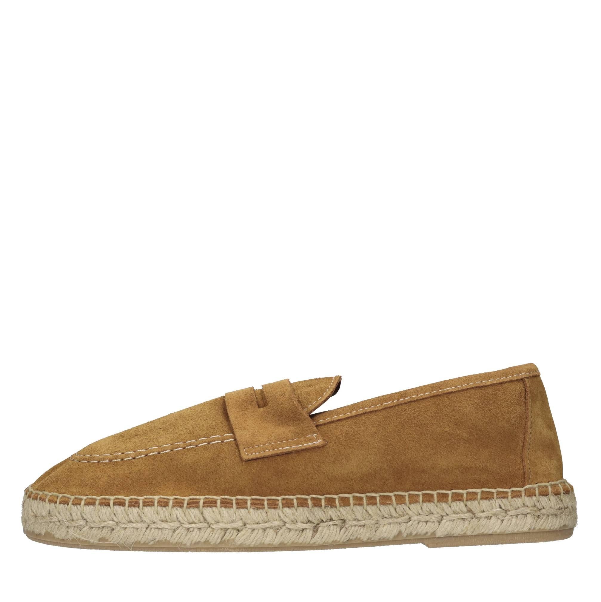 Mocassini espadrillas in camoscio 