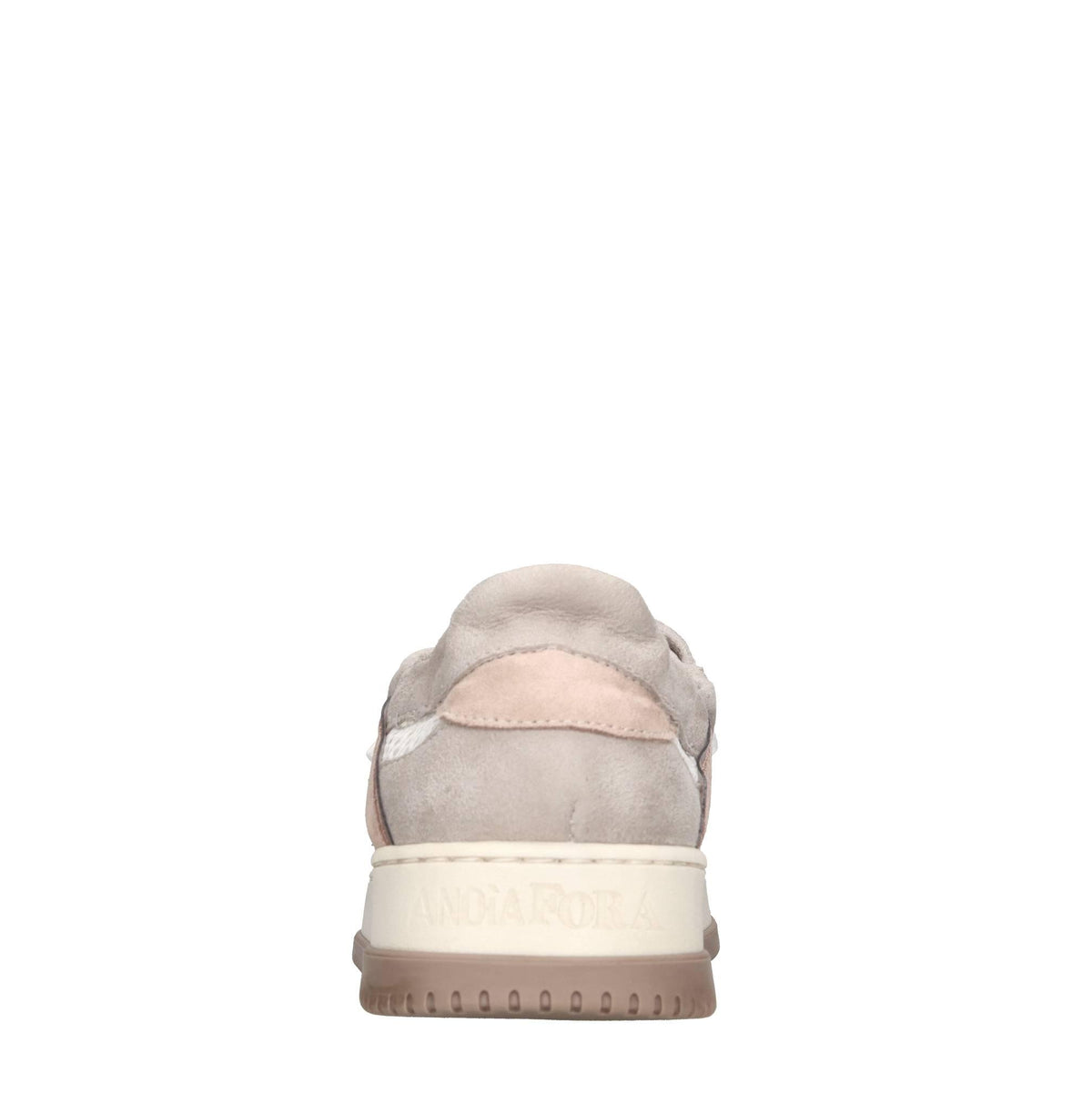 Sneakers in camoscio e tessuto 