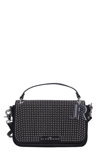 Borsa in raso e borchie 