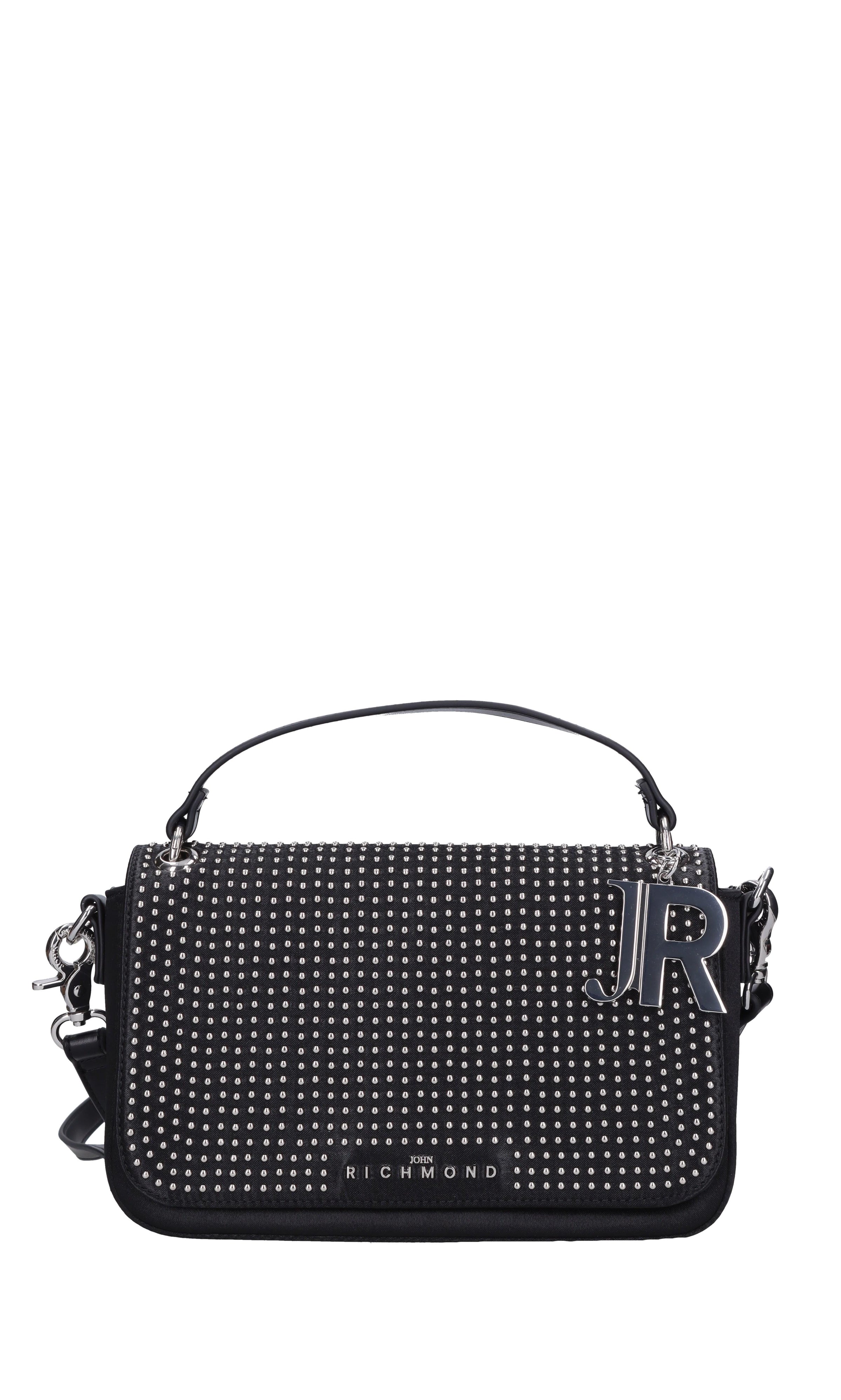 Borsa in raso e borchie 