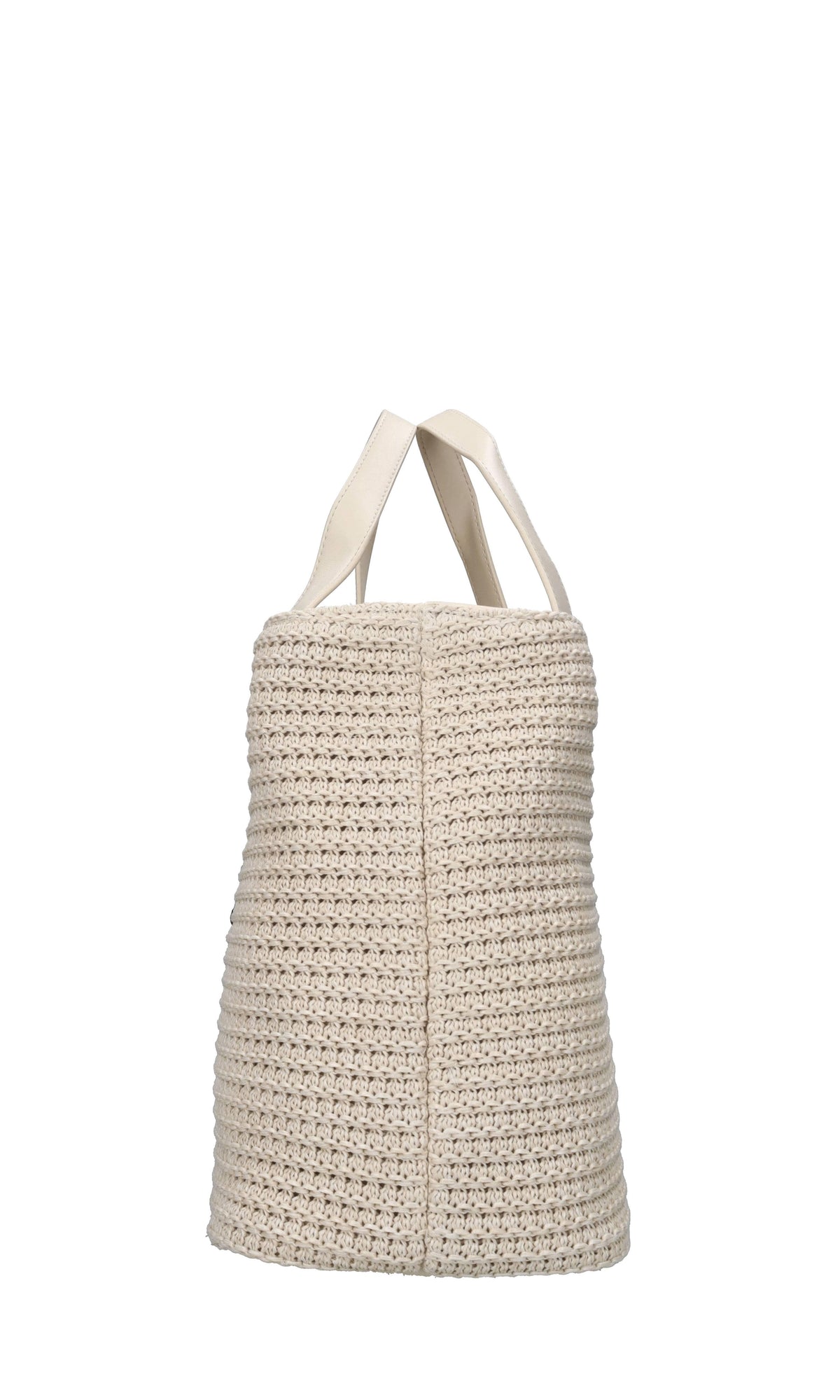 Borsa in tessuto e rafia 