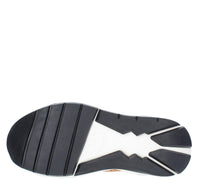 Sneakers in camoscio pelle e tessuto 