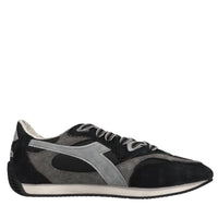 Sneakers modello HERITAGE in tessuto e pelle scamosciata 
