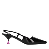 Décolleté slingback in vernice 