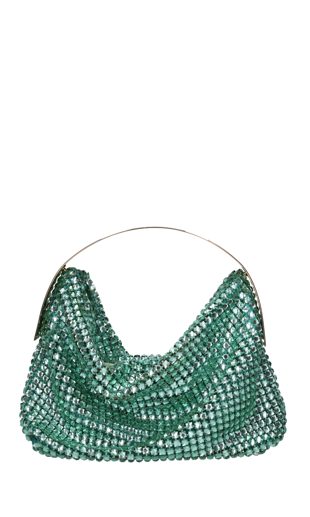 Borsa modello CLO in tessuto e strass 
