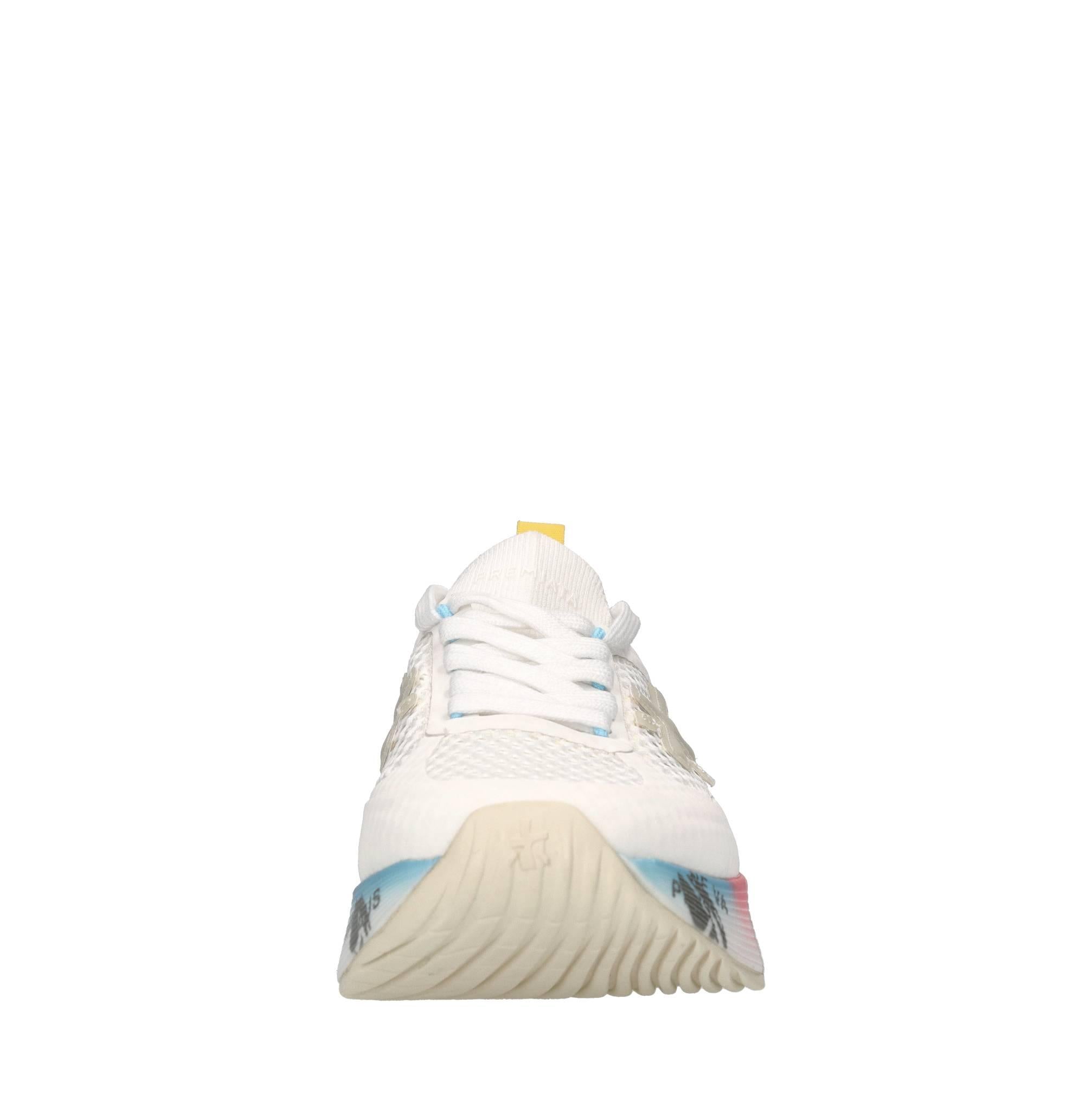 Sneakers in tessuto ed ecopelle 