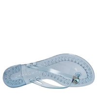 Sandali flat Jelly in PVC e Swarovski 