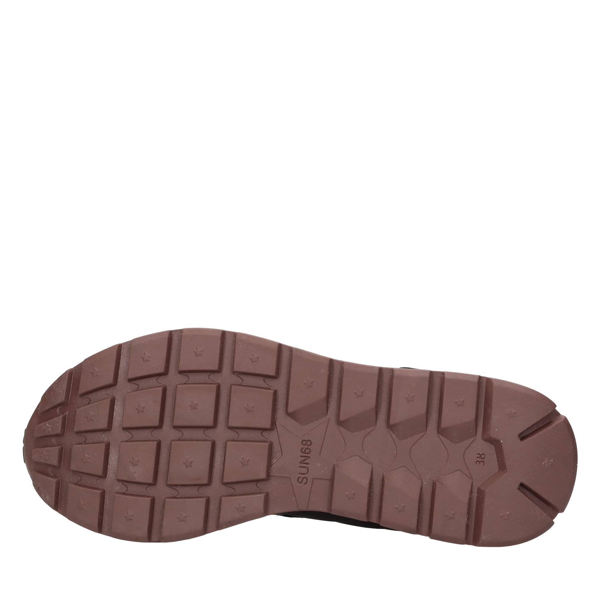 Sneakers modello Z44207 SUN68 in pelle scamosciata e tessuto traspirante 