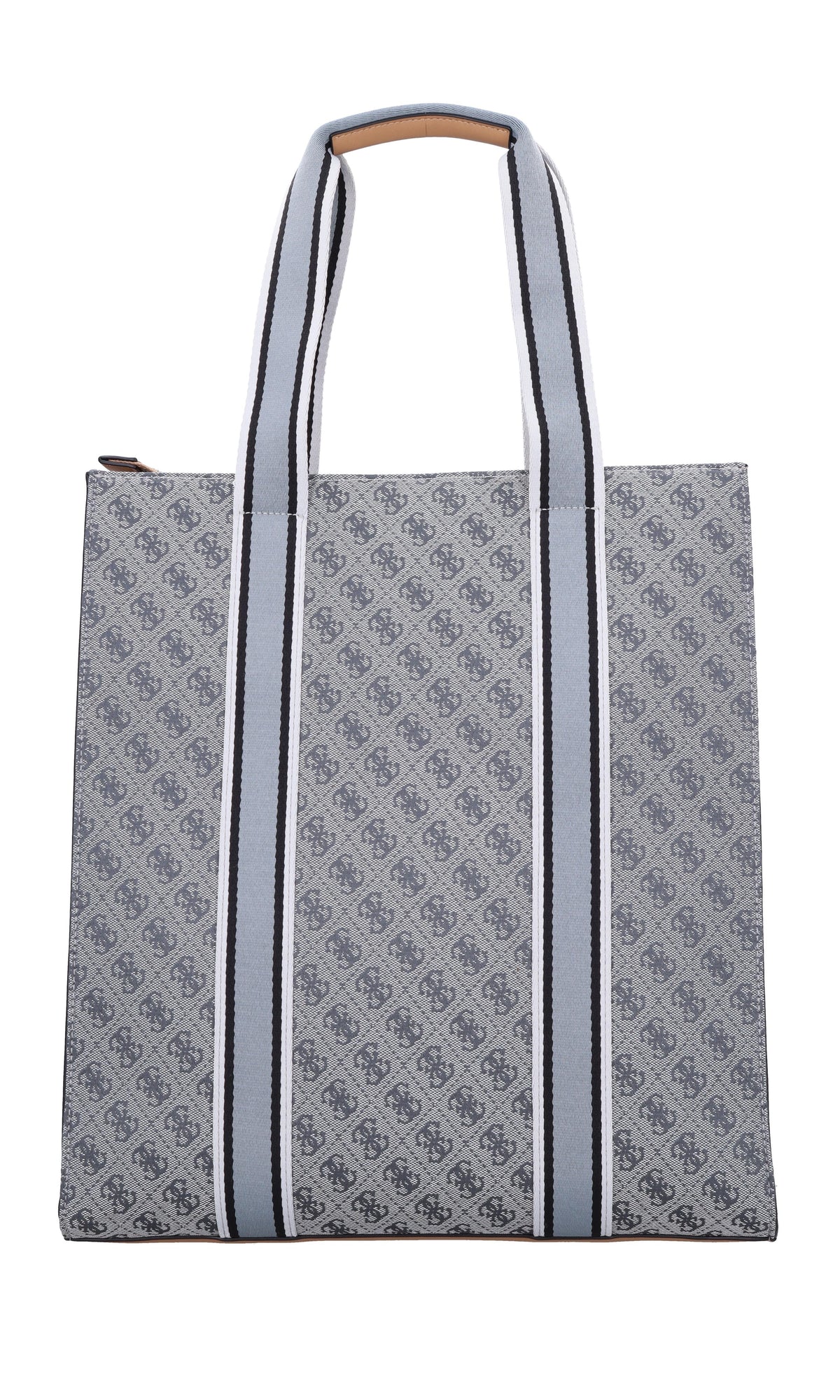 Borsa in ecopelle e tessuto 